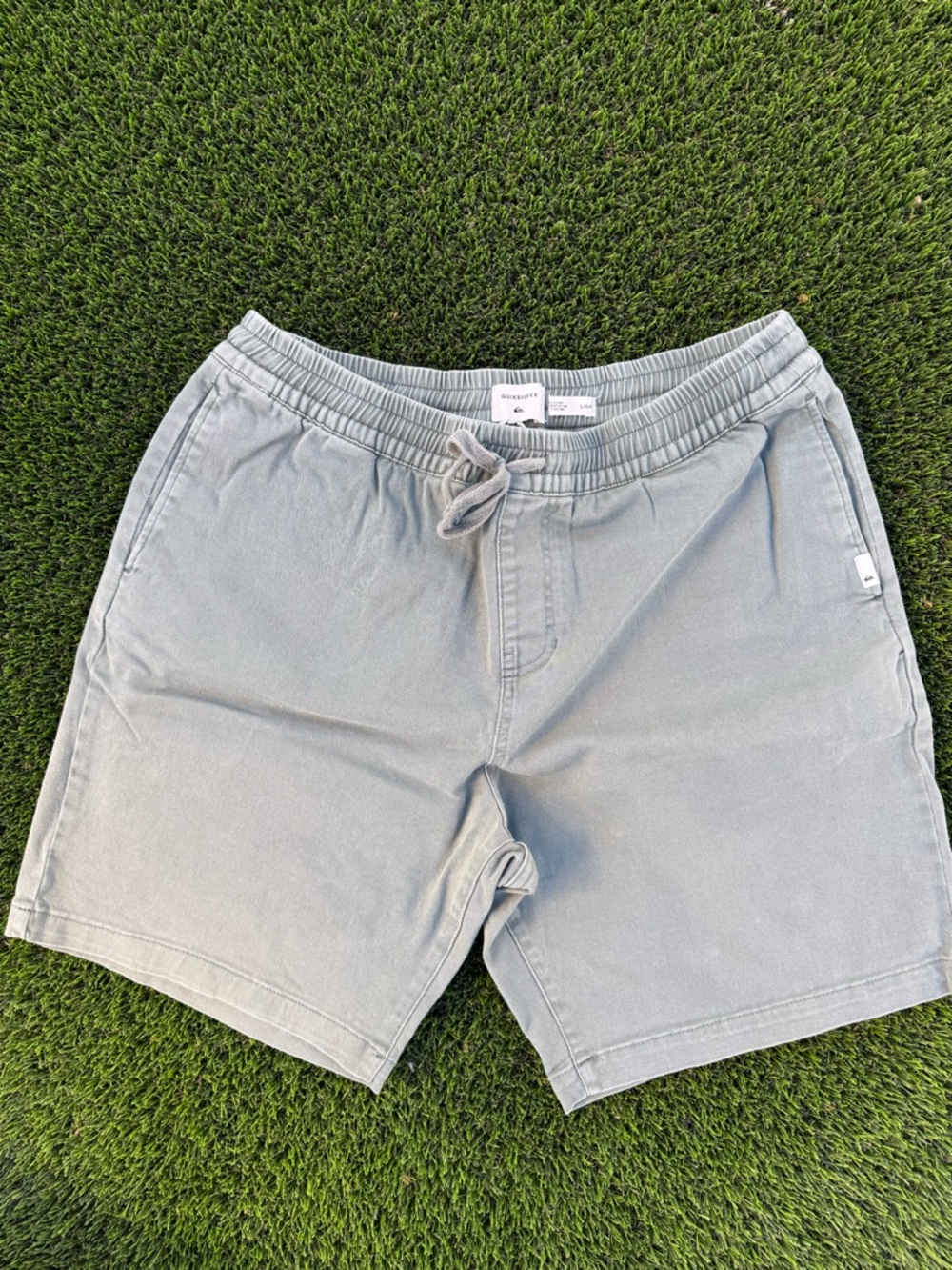 Quiksilver Light Sage Drawstring Casual Shorts
